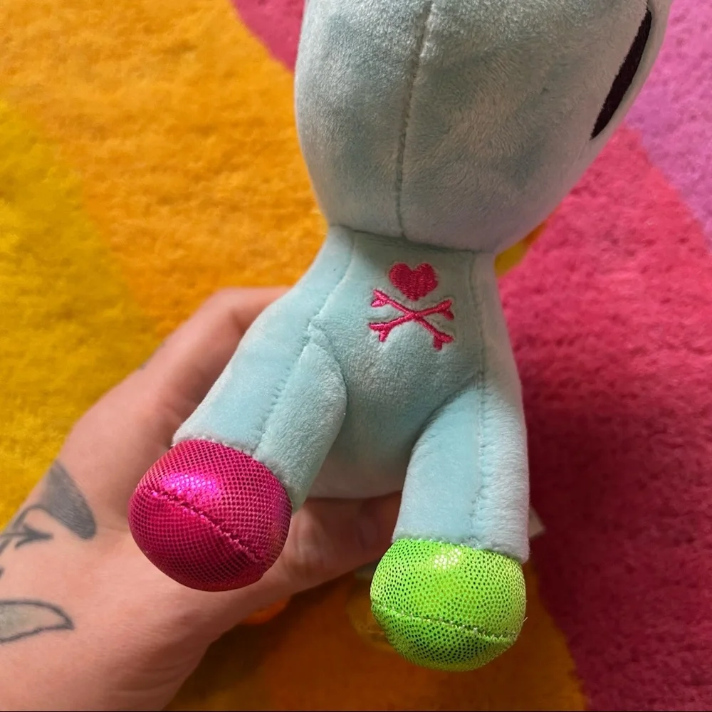 Tokidoki Blue Rainbow Unicorn Pegasus Pixie Plush Toy